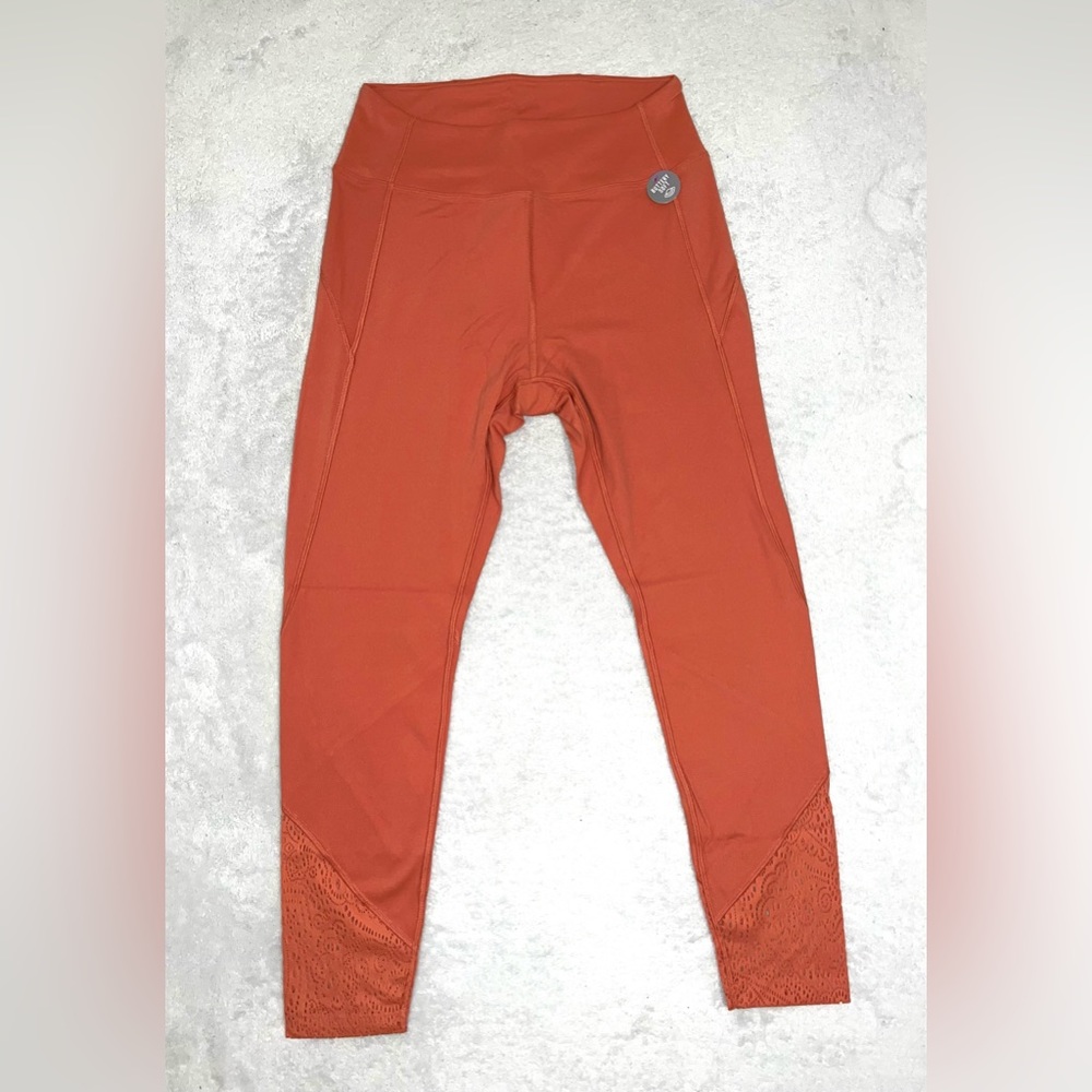 PINK VICTORIA SECRET fierce booty support ankle tight orange